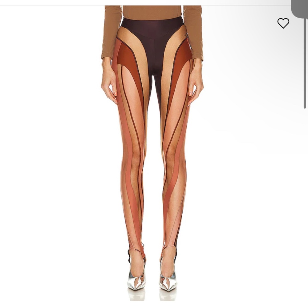 Mugler illusion legging